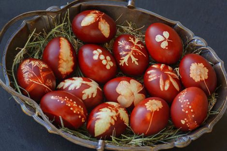 Яйця на Великдень