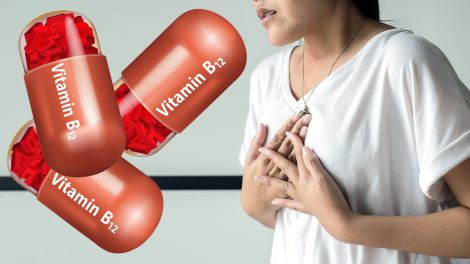 Симптом дефіциту B12: незвичайне відчуття у грудях назвали ознакою нестачі вітаміну