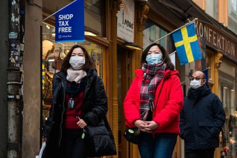 Захворюваність коронавірусом у Швеції