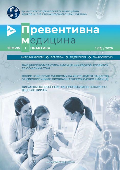 Для лікарів: нове число журналу «Превентивна медицина. Теорія я практика» - вже в онлайн-доступі Для лікарів: нове число журналу «Превентивна медицина. Теорія я практика» - вже в онлайн-доступі